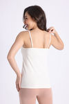 Zivame Knit Cotton Camisole - Off White — thumbnail 4